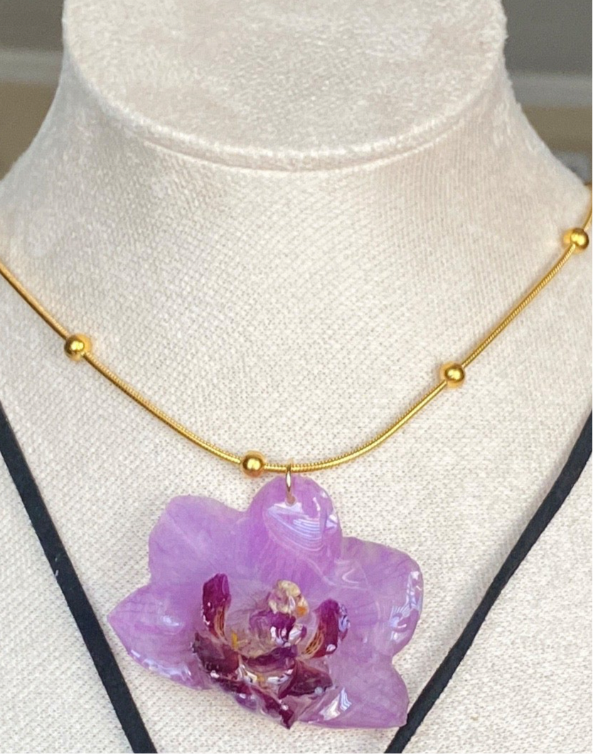 Orchid Necklace