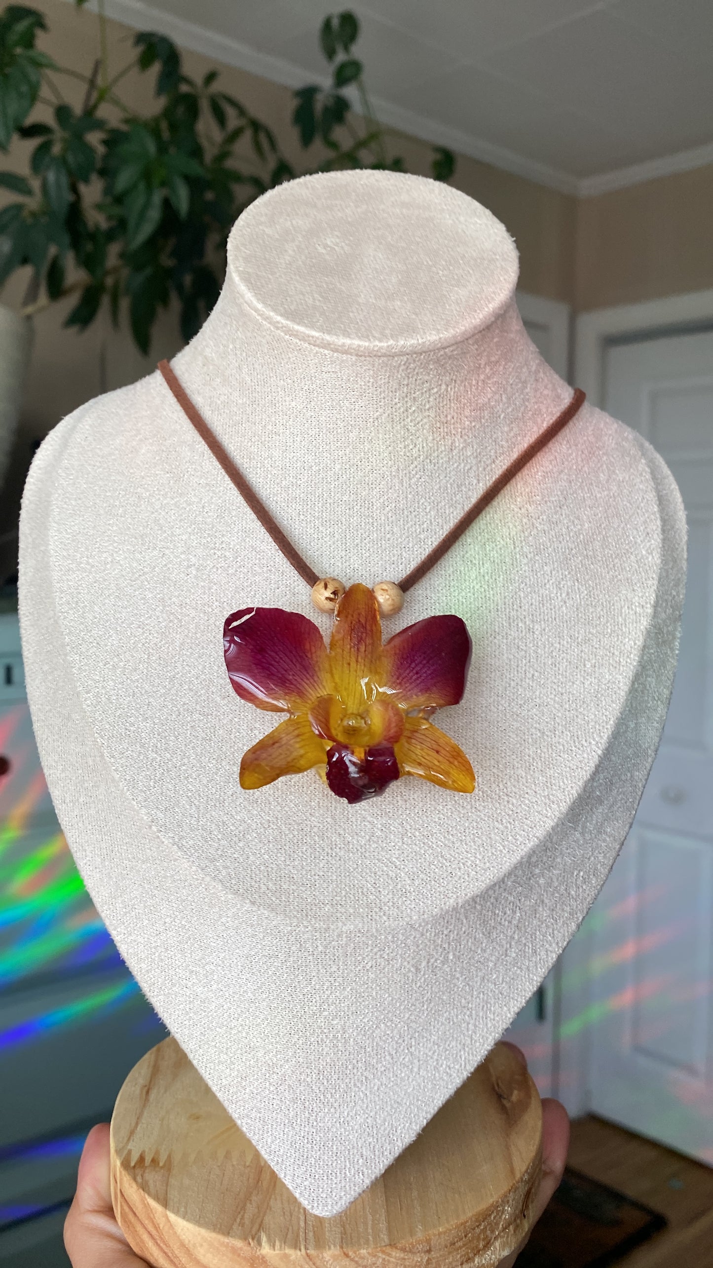 Orchid necklace ♥️✨